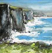 Image result for Cliff Painting Black