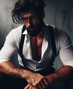 Image result for Attractive Man Dark Hair Green Eyes Beard