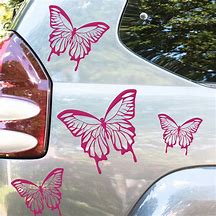 Image result for Butterfly Decals for Cars