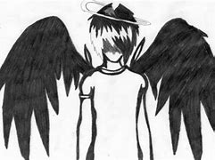 Image result for Gothic Emo Angel Drawing