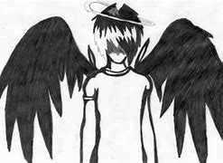 Image result for Gothic Emo Angel Drawing