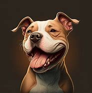 Image result for Cartoon Mean Pitbull