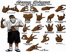 Image result for Guide to Gang Signs