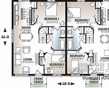 Image result for Multi Family House Plans Duplex