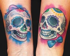 Image result for Sugar Skull Lovers Tattoos