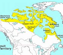 Image result for Inuit Languages across Canada Map