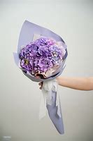 Image result for Purple Hydrangea Bouquet