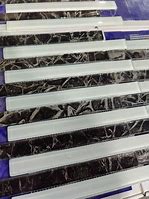 Image result for Black Fan Glass Mosaic Tile