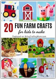 Image result for Farm Crafts for Kids