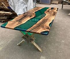 Image result for Blue Epoxy and Table Top