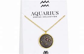 Image result for Aquarius Zodiac Necklace