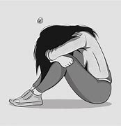 Image result for Drawn Sad Girl