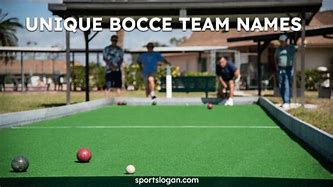 Image result for Bocce Team Names Clever