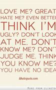 Image result for Think You Know Me Quotes