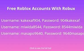 Image result for Accounts That Have ROBUX