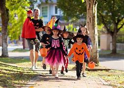 Image result for Family Trick or Treating