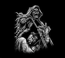 Image result for Biker Skull Art