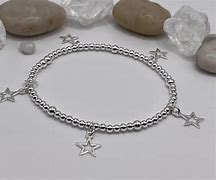 Image result for Stretch Bracelets with Personalized Charms