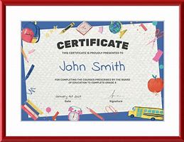 Image result for Grant Certificate Frame