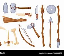 Image result for Stone Age Weapons for Kids