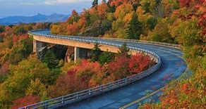 Image result for Blue Ridge Parkway Highlighted Route Map