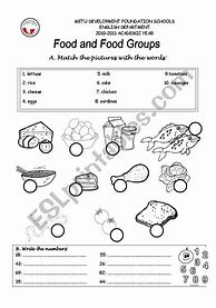 Image result for Three Food Groups Worksheets