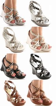 Image result for Strappy Wedges