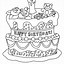 Image result for Birthday Colouring Pages