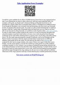 Image result for Sample Njhs Student Essay