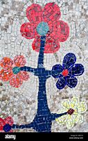 Image result for Mosaic Art Flowers