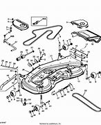 Image result for John Deere X380 Mower Deck Belt Diagram