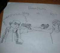 Image result for Boondocks Huey vs Riley Drawing