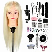 Image result for Styling Head Doll Brown Hair