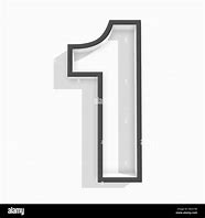 Image result for Number 1 in White