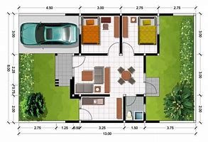 Image result for Desain Rumah Tipe 36