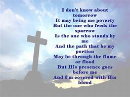 Image result for Hymnal I Know Who Holds Tomorrow