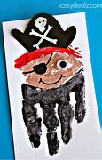 Image result for Pirate Handprint Craft