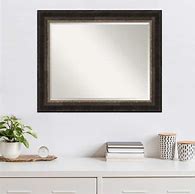 Image result for Black Beveled Wall Mirror