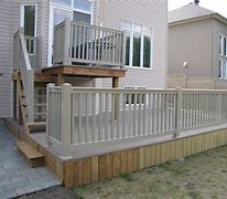 Image result for Plastic Fence Deck