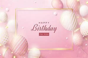 Image result for Happy Birthday Gold Frame