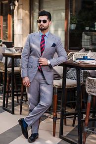 Image result for Harry Palmer Grey Suit