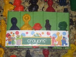 Image result for Sesame Street Telly Crayons