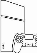 Image result for PS4 Console Drawing