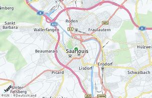 Image result for Saarlouis Karte