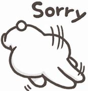 Image result for Sorry Cartoon Sticker