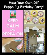 Image result for Peppa Pig Birthday Party DIY