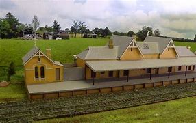 Image result for Model Railway Station Buildings