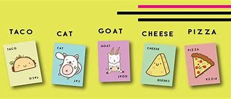 Image result for Taco Cat Goat Cheese Pizza Cards