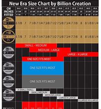 Image result for 59FIFTY Fitted Hat Size Chart