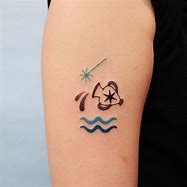 Image result for Aquarius Finger Tattoo